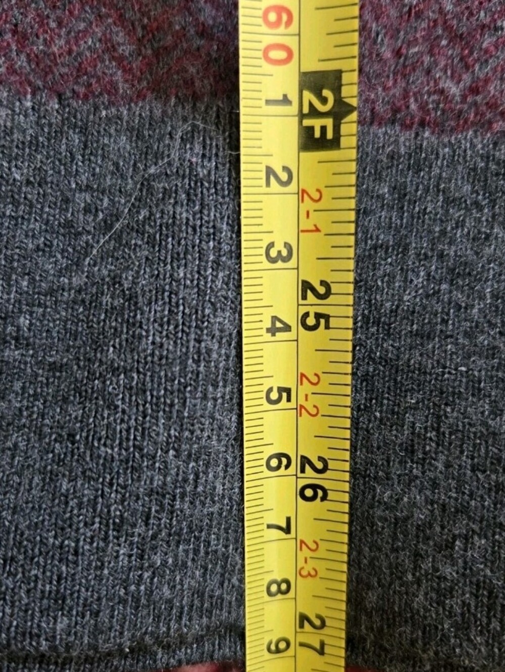 Cremieux Men's 100% Merino Wool Half Zip Burgundy Sweater. Sz XL Quiet Luxury - Picture 10 of 10